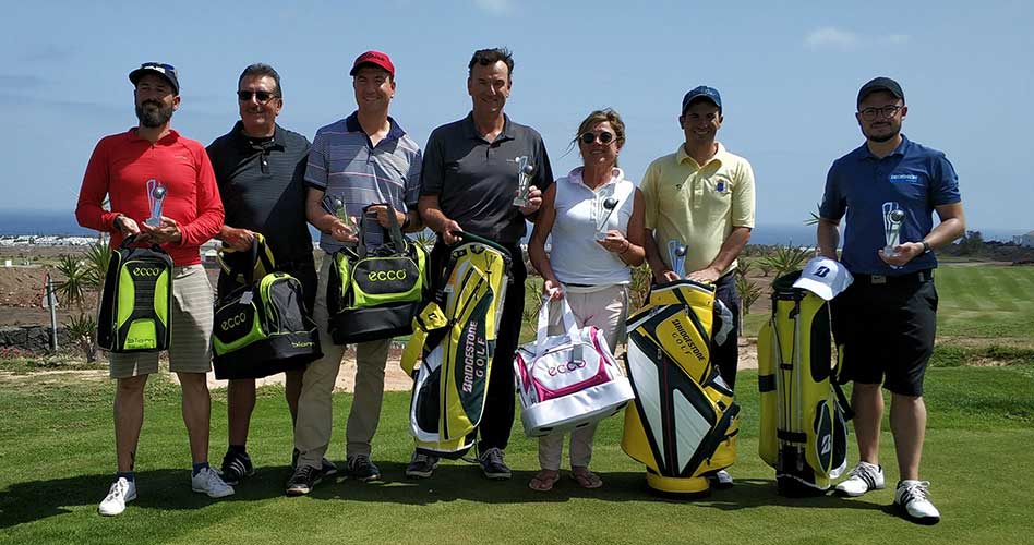 El Torneo Bridgestone de Golf dejó en Lanzarote Golf una jornada emocionante