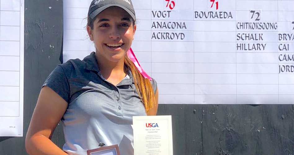 Ela Anacona primera en la Clasificación del US Girls’ Junior