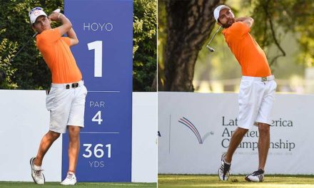 Iván Camilo Ramírez y Pablo Torres, esta semana en el Mexican Amateur International