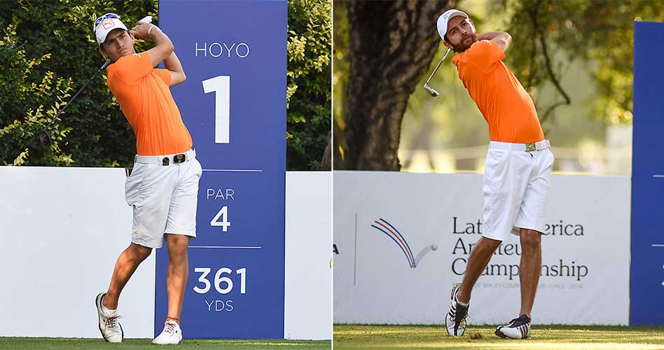 Iván Camilo Ramírez y Pablo Torres, esta semana en el Mexican Amateur International