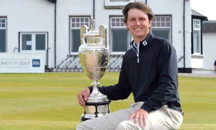 Jovan Rebula, sobrino de Ernie Els, el ganador del The Amateur Championship 2018