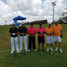 Rotarios apoyando con golf sus obras sociales