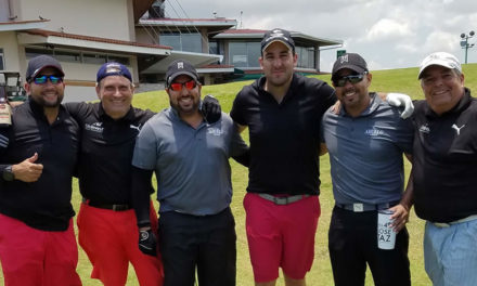 Rotarios apoyando con golf sus obras sociales