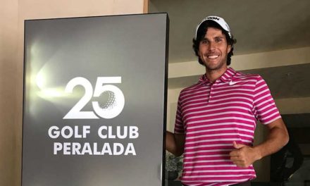 Xavi Puig, ganador de la segunda prueba del Catalunya Pro Tour 2018 celebrada en Golf Peralada