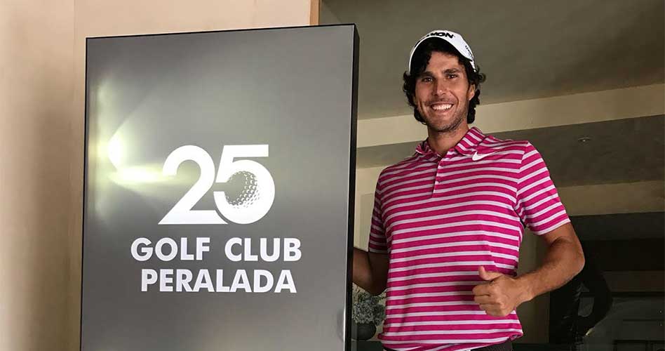 Xavi Puig, ganador de la segunda prueba del Catalunya Pro Tour 2018 celebrada en Golf Peralada