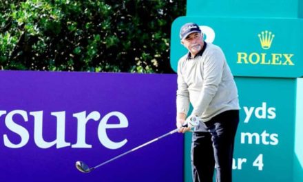 Ángel Franco compite en el Senior Open