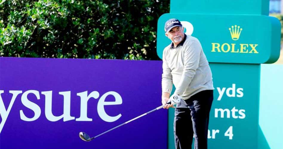 Ángel Franco compite en el Senior Open