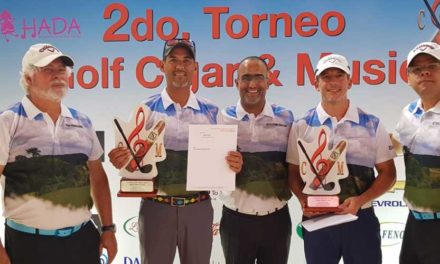 Bonelly y Dumé, campeones torneo Golf, Cigar and Music 2018