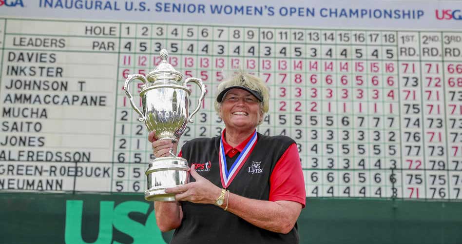 Dama Davies muy distinguida en 1ra edición del US Senior Women’s Open