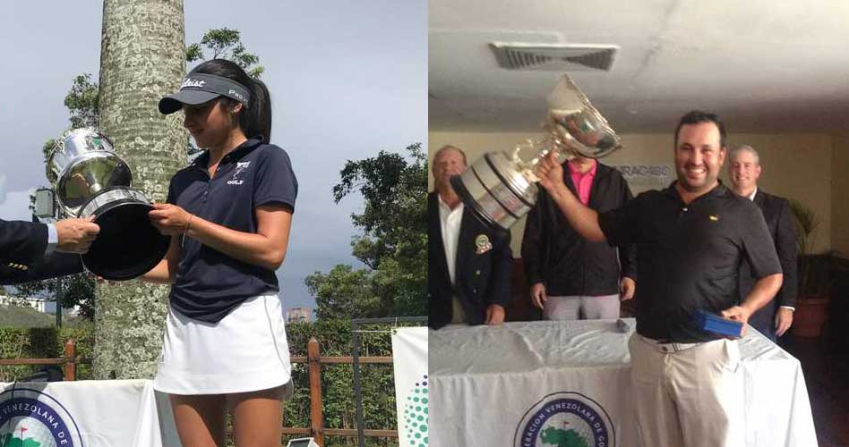 Gilly y Prieto se adueñaron con honores del Nacional Amateur de Venezuela