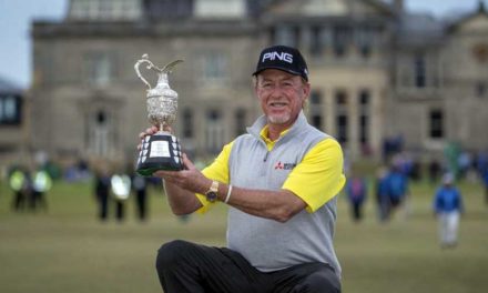 Miguel Ángel Jiménez, imparable, se impone en The Senior Open