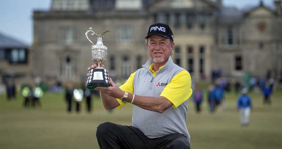 Miguel Ángel Jiménez, imparable, se impone en The Senior Open