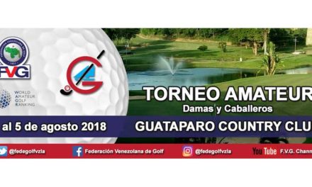 Alejandro Restrepo toma la punta en Guataparo – Horario de Salida Torneo Amateur GCC