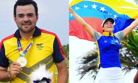 Colombia y Venezuela con el oro del golf de Barranquilla 2018