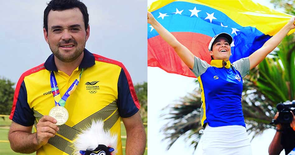 Colombia y Venezuela con el oro del golf de Barranquilla 2018