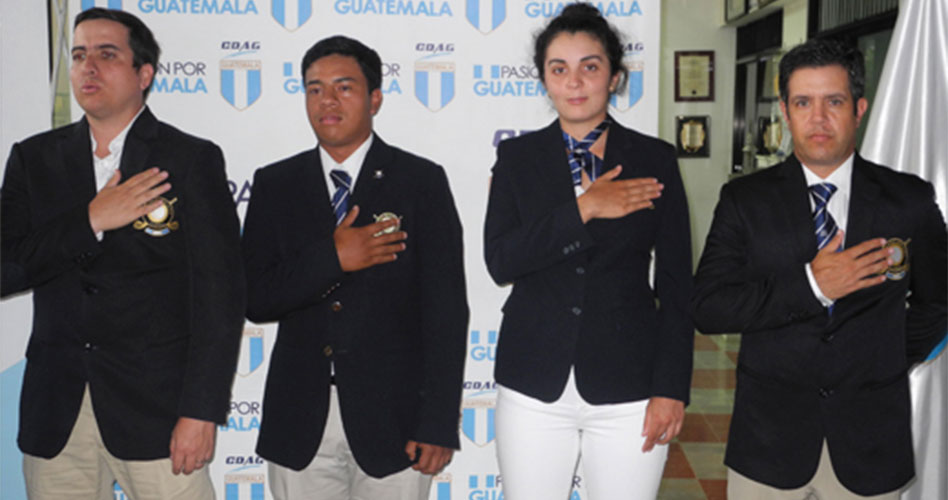 Equipo de Guatemala preparado para el Mundial de Golf