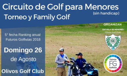 Nuevo Torneo y Family Golf para Menores sin Handicap en el Olivos Golf Club