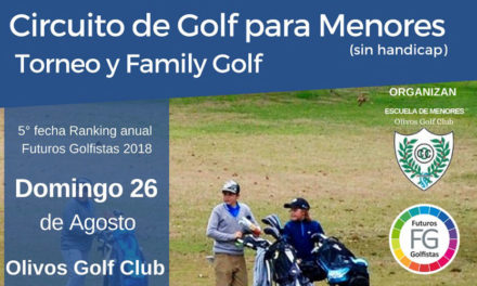 Nuevo Torneo y Family Golf para Menores sin Handicap en el Olivos Golf Club