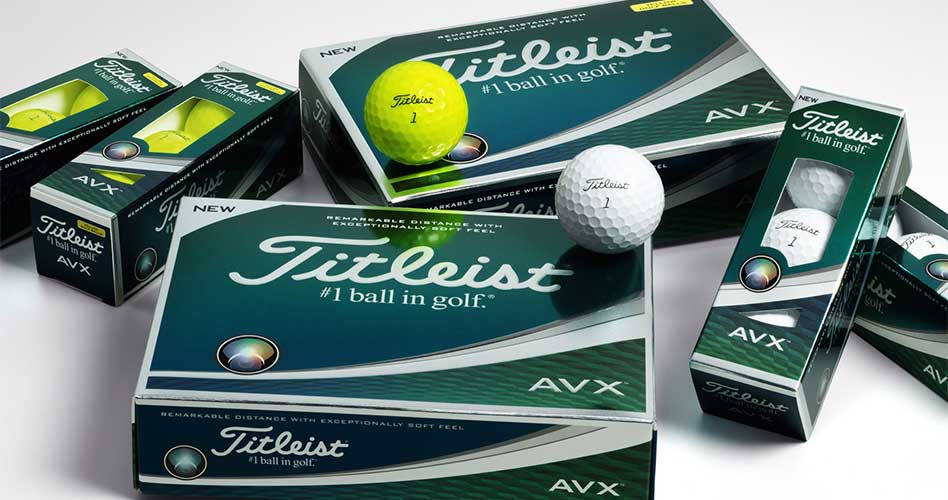 Titleist presenta las nuevas pelotas de golf AVX