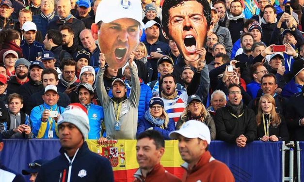 Europa sólido 5 a 3 sobre USA en Le Golf National