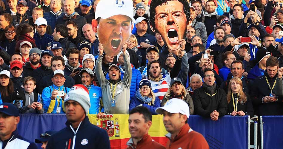 Europa sólido 5 a 3 sobre USA en Le Golf National