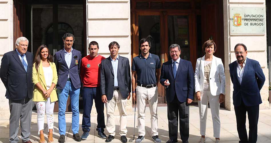 Javier Ballesteros da el Golpe inaugural del XXXI Campeonato PGA de España en Riocerezo