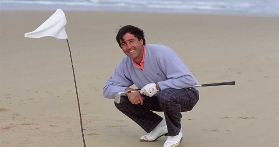 Los profesionales homenajean a Seve Ballesteros en Somo