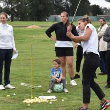 Atletas de distintas disciplinas jugaron al Golf