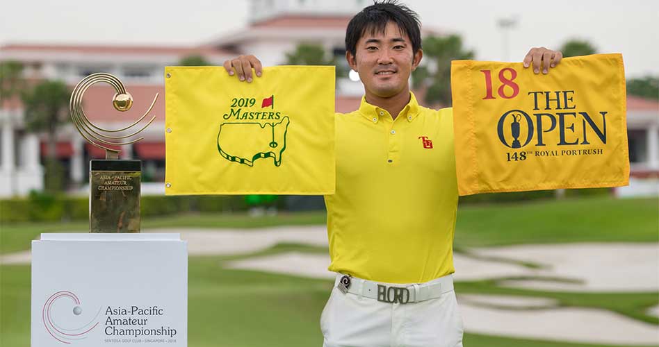 Takumi Kanaya cumple su sueño y se queda con el título del Asia-Pacific Amateur Championship