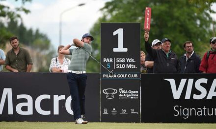 Benítez es líder por cinco golpes en el VISA Open de Argentina