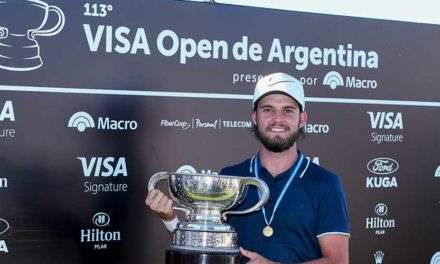 Benítez resultó imparable en el VISA Open de Argentina