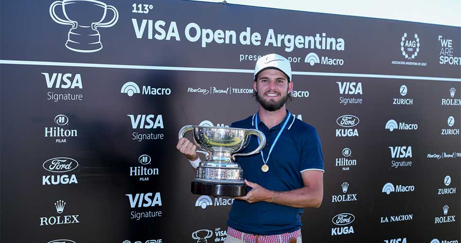 Isidro Benítez se quedó con el 113° VISA Open de Argentina presentado por Macro