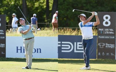 Punta compartida en el inicio del VISA Open de Argentina presentado por Macro