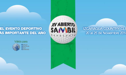 Todo listo para el XV Abierto Sambil en el Izcaragua Country Club