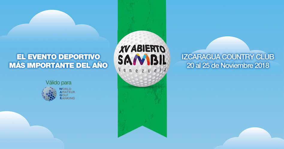 Todo listo para el XV Abierto Sambil en el Izcaragua Country Club