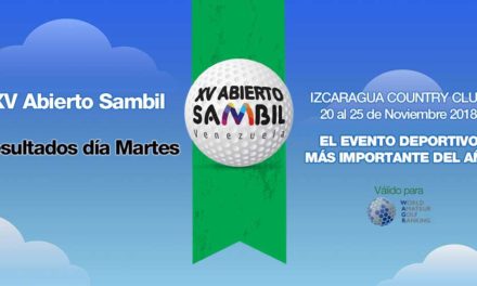 XV Abierto Sambil, resultados día Martes