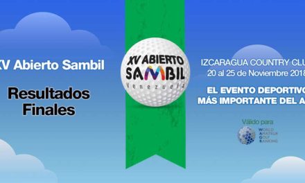 XV Abierto Sambil, Resultados Finales