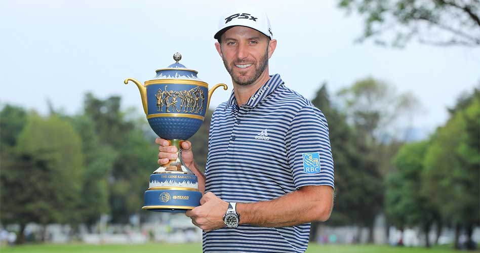 Dustin Johnson fue imparable en el WGC-Mexico Championship