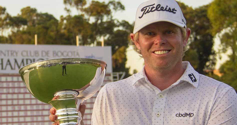 Mark Anderson, el campeón del Country Club de Bogotá Championship