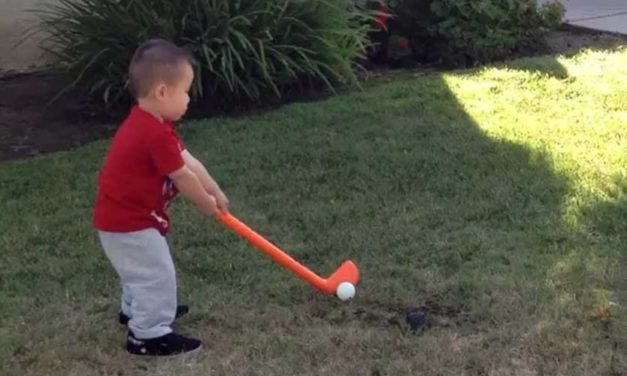 Video, alucinen con la evolución del swing de Jaden Soong, el niño que cogió los palos con 12 meses