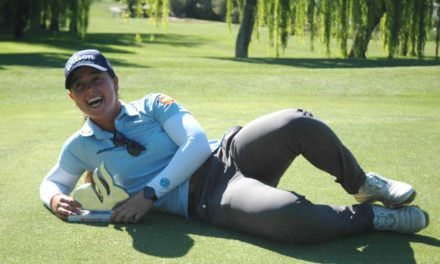 Nuria Iturrios se impone a lo grande en el Santander Golf Tour de Málaga