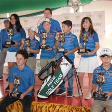 Premian en Six Flags a golfistas de la AGVM