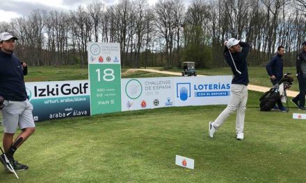 Sebastián García, al acecho de Wiegele en Izki Golf