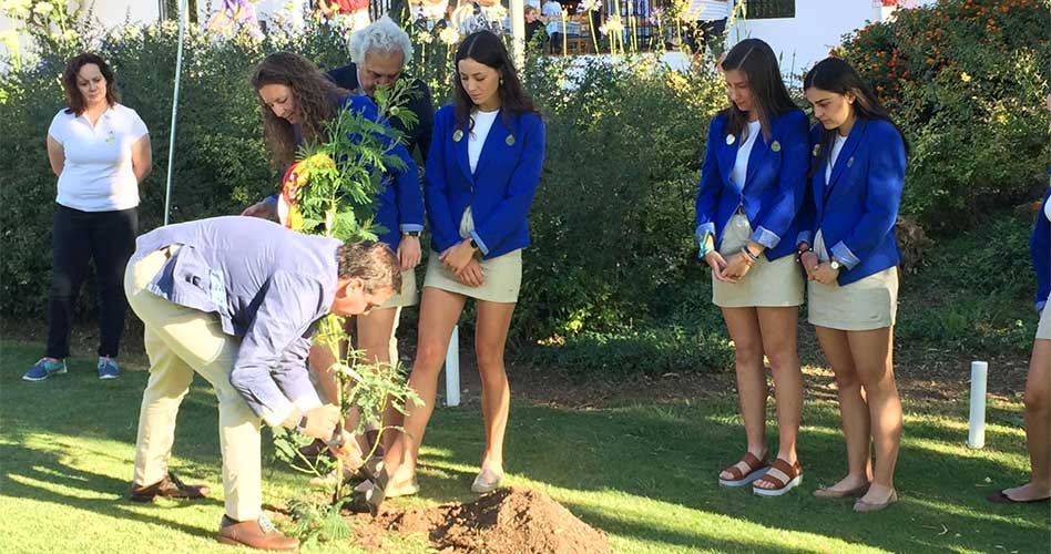 Un árbol homenajea a Celia Barquín durante el Campeonato de España de Federaciones Autonómicas Femenino