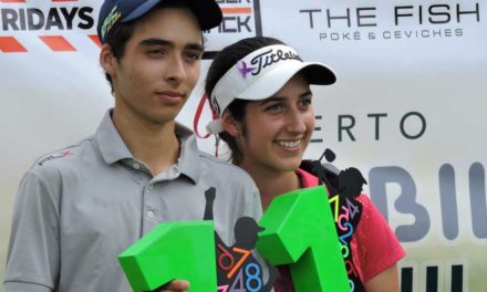 Virgilio Paz y Vanessa Gilly campeones en II Abierto Sambil Juvenil de Golf