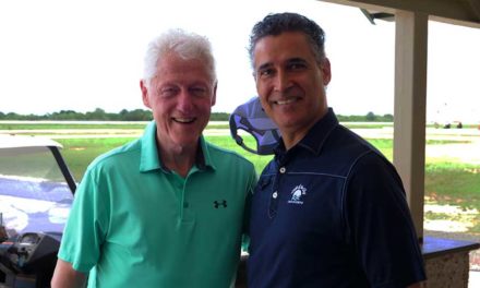 Bill Clinton, visita de lujo en Casa de Campo