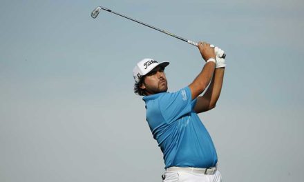 Ledesma cierra a puro birdie y lidera en Colorado