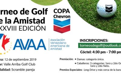 El XXXVIII Torneo de Golf de la Amistad AVAA 2019 se acerca