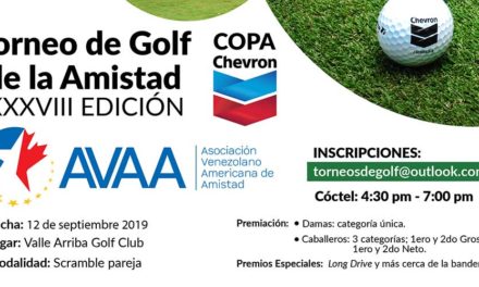 El XXXVIII Torneo de Golf de la Amistad AVAA 2019 se acerca