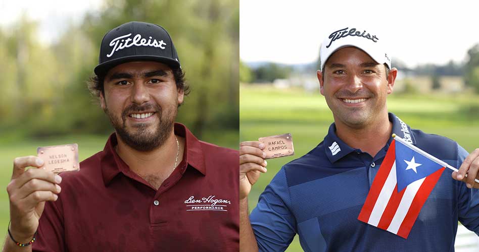 Nelson Ledesma y Rafa Campos confiaron en Titleist para llegar al PGA TOUR